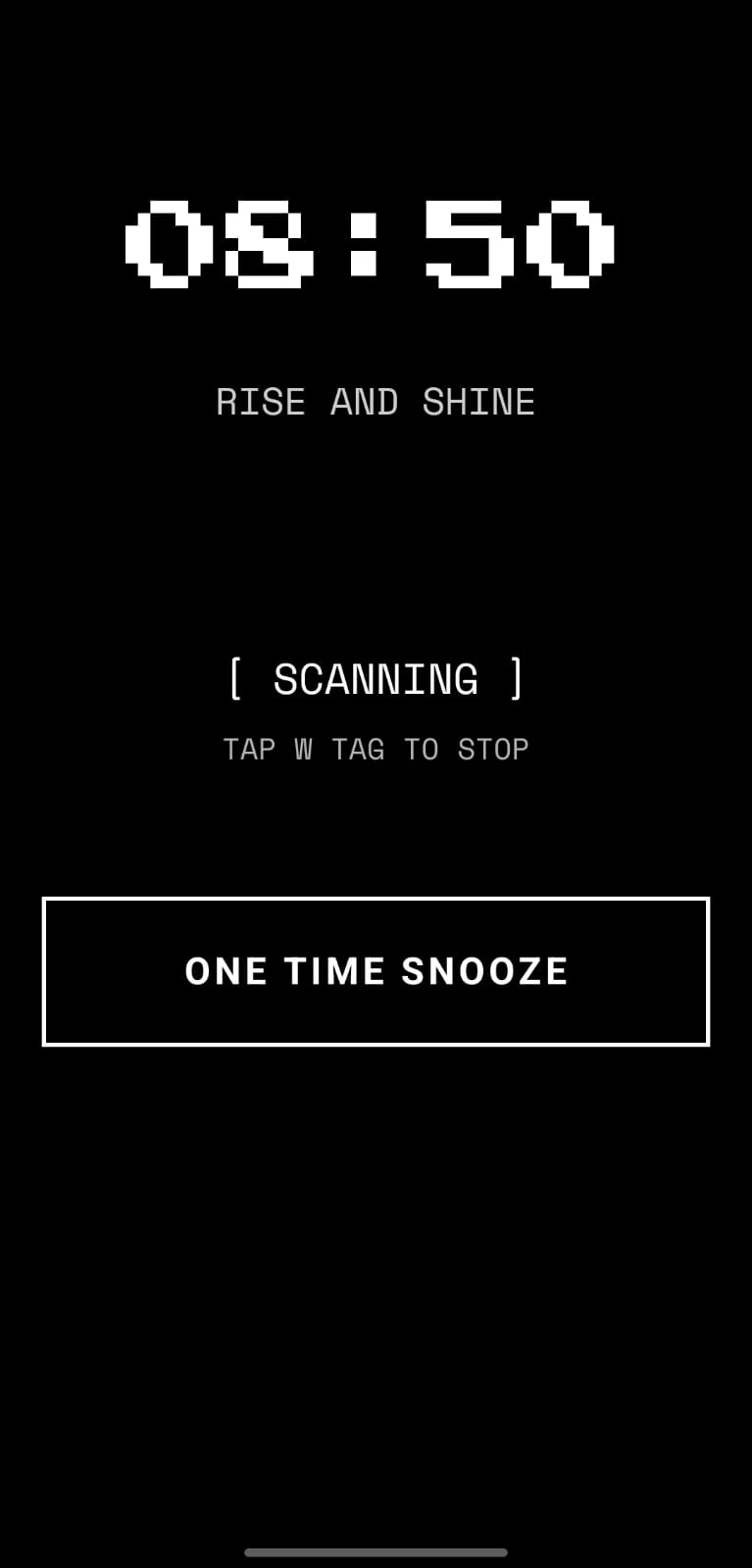 W Alarm Screen